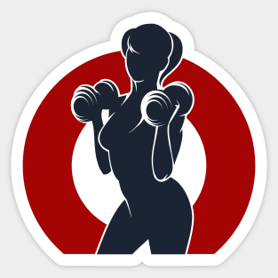 Gym or Fitness Club Emblem Sticker